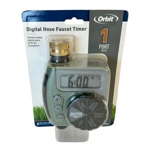 Orbit Digital Hose Faucet Timer 62056 1 Port Programmable Garden Watering System